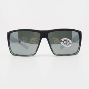 Costa RINCON 06S9018-03 Matte Black/Silver Mirror 580G Glass Polarized Sunglass